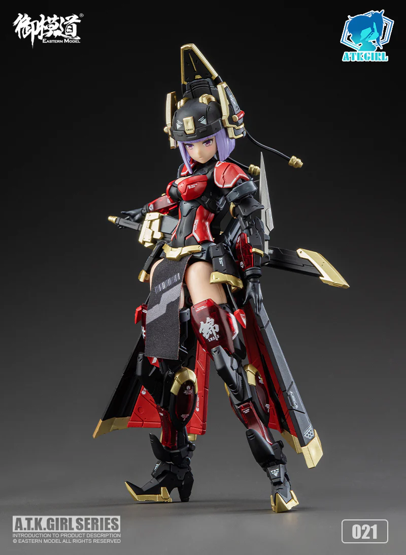 A.T.K.Girl JW021 The Imperial Guard 1/12 Scale Plastic Model Kit - Image 2