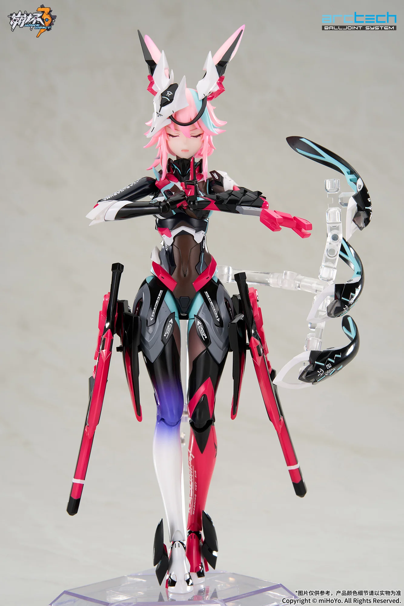 ARCTECH Posable Series Sakura Yae Darkbolt Jonin Neon Shade Ver. 1/8 Scale Action Figure - Image 2