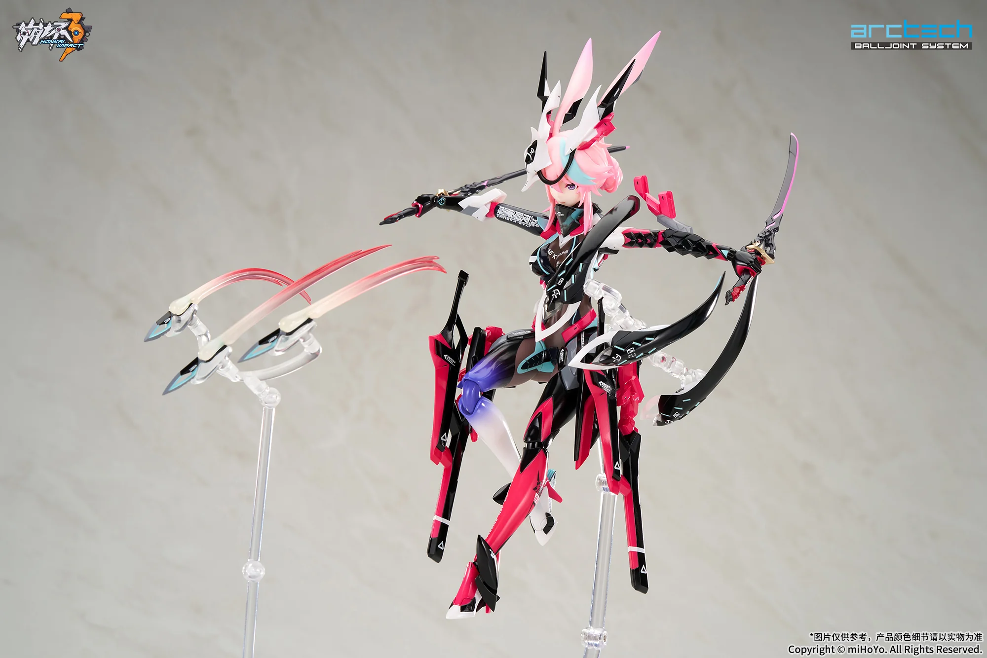 ARCTECH Posable Series Sakura Yae Darkbolt Jonin Neon Shade Ver. 1/8 Scale Action Figure - Image 9