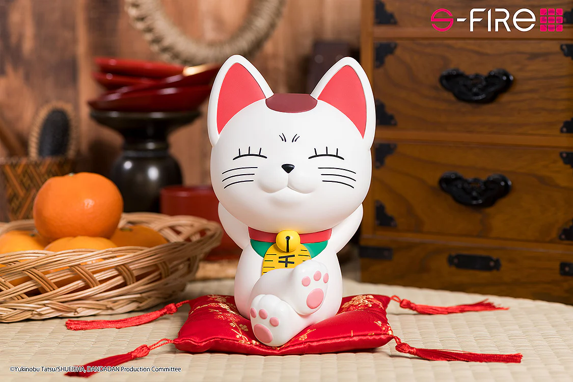 "DAN DA DAN" Turbo Granny (Beckoning Cat) PVC Piggy Bank Figure - Image 7