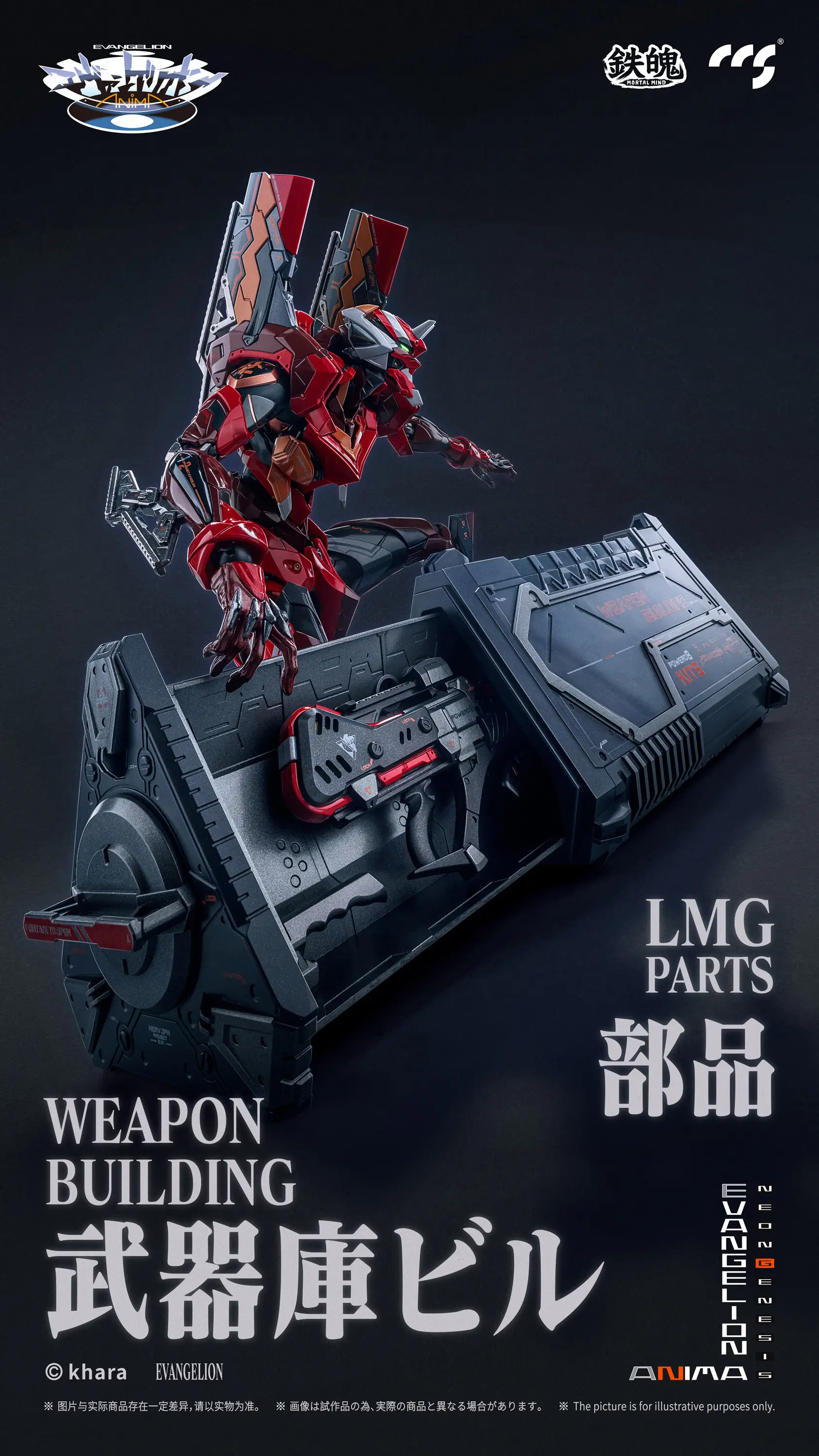 Evangelion Anima Mortal Mind Evangelion Unit-02 Type II Alloy Action Figure - Image 15