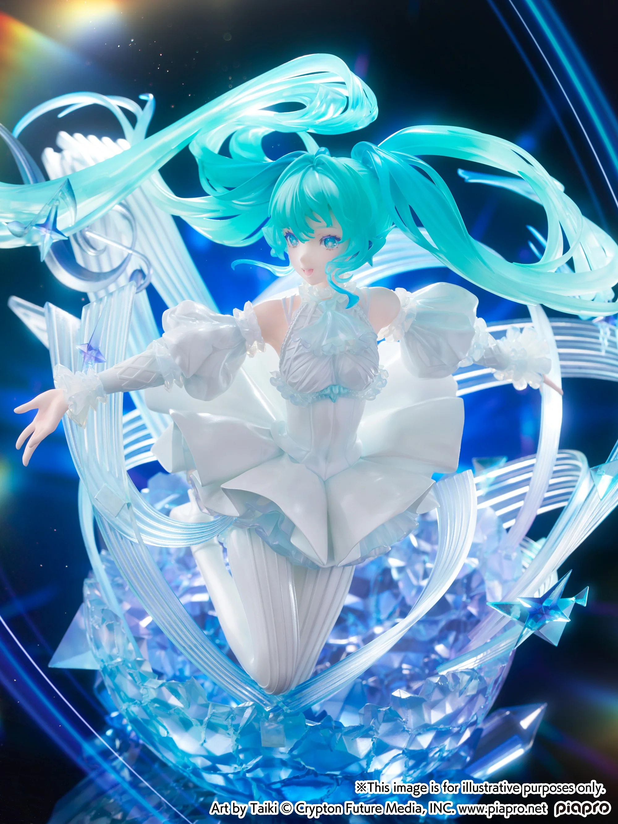 Hatsune Miku -Crystal Dress Ver.- 1/7 Scale Figure - Image 8