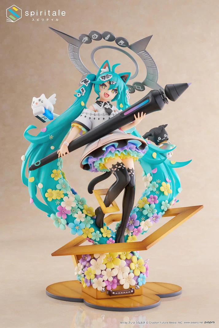 Hatsune Miku x Naoki Saito My Figure Making! -The Painter ver.- 1/7 Scale Figure - Image 2