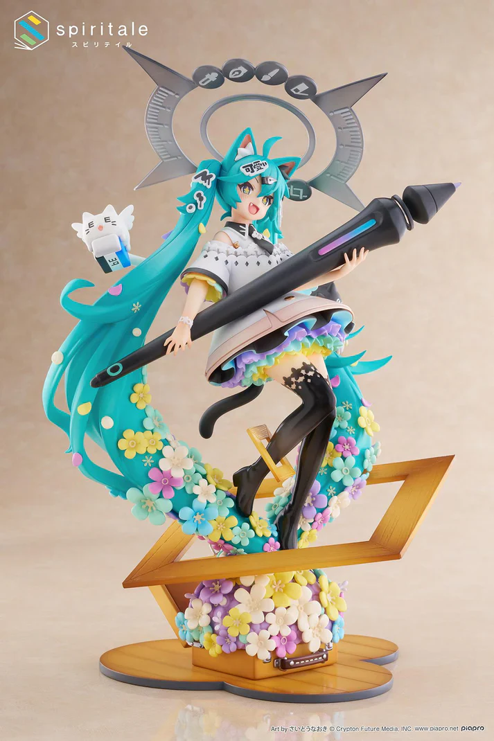 Hatsune Miku x Naoki Saito My Figure Making! -The Painter ver.- 1/7 Scale Figure - Image 5