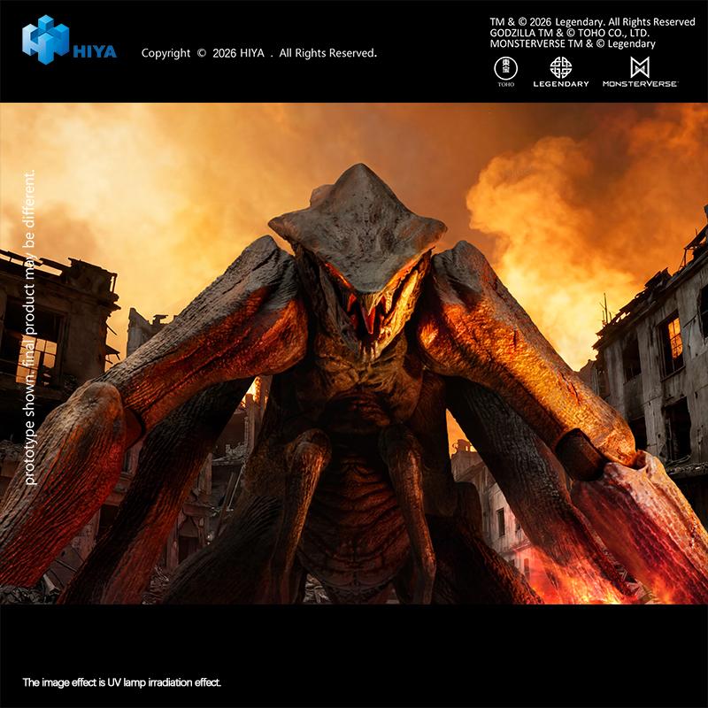 HIYA Exquisite Basic Series Godzilla King of the Monsters Muto Action Figure - Image 8