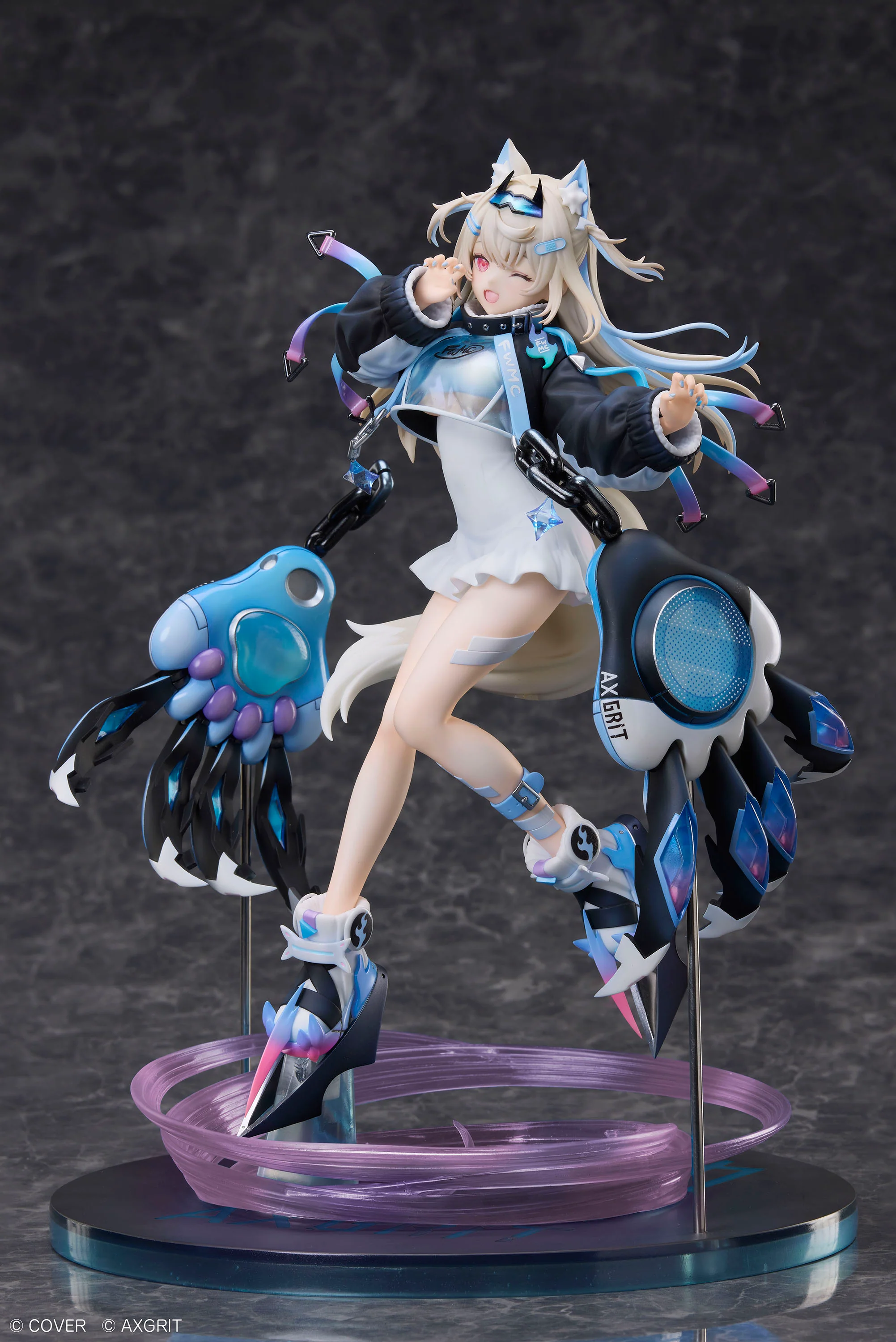 hololive English -Advent- Fuwawa Abyssgard ”AXGRIT” Ver. Deluxe Edition 1/7 Scale Figure - Image 2