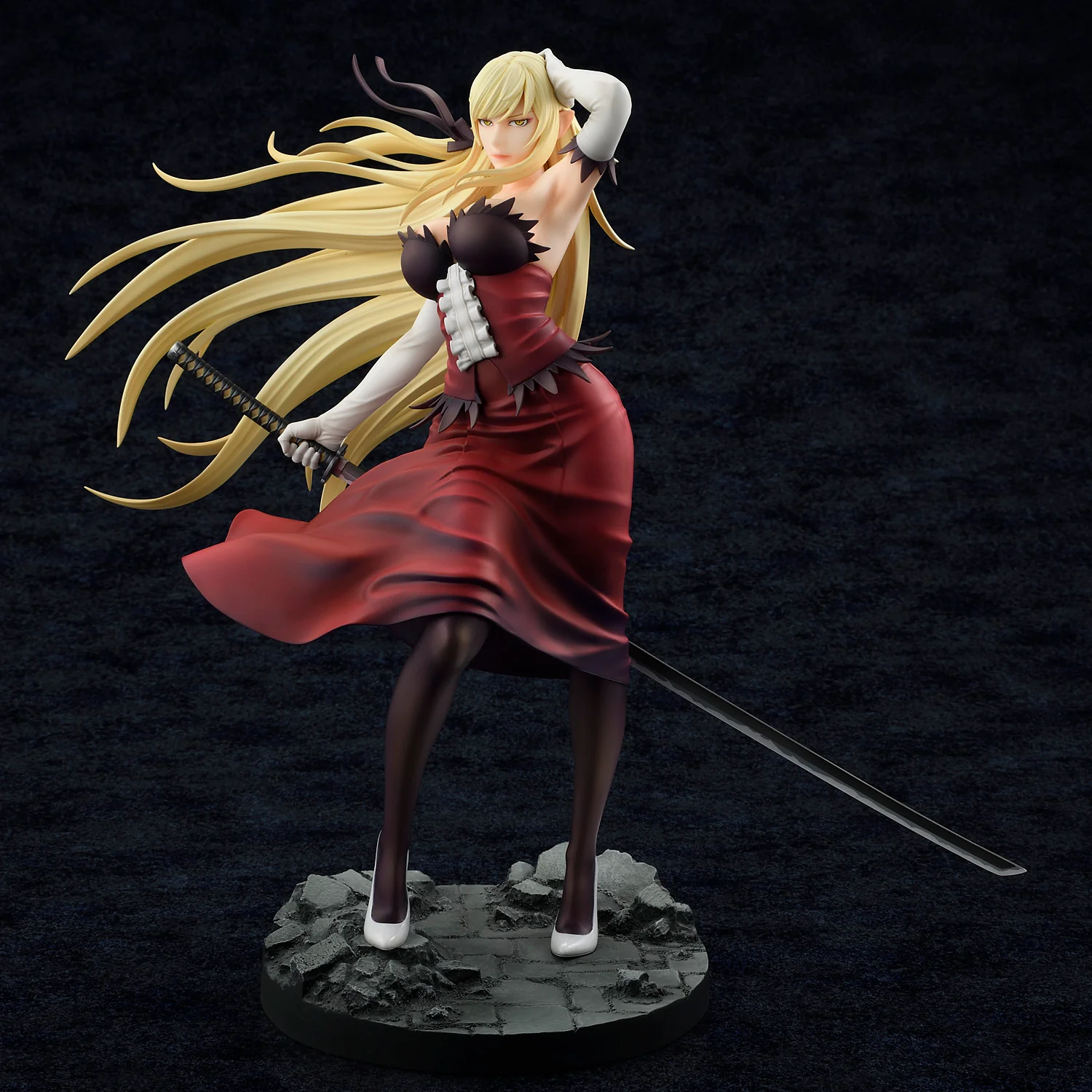 Kiss-Shot Acerola-Orion Heart-Under-Blade Demon sword Kokorowatari Version. 1/7 Scale Figure