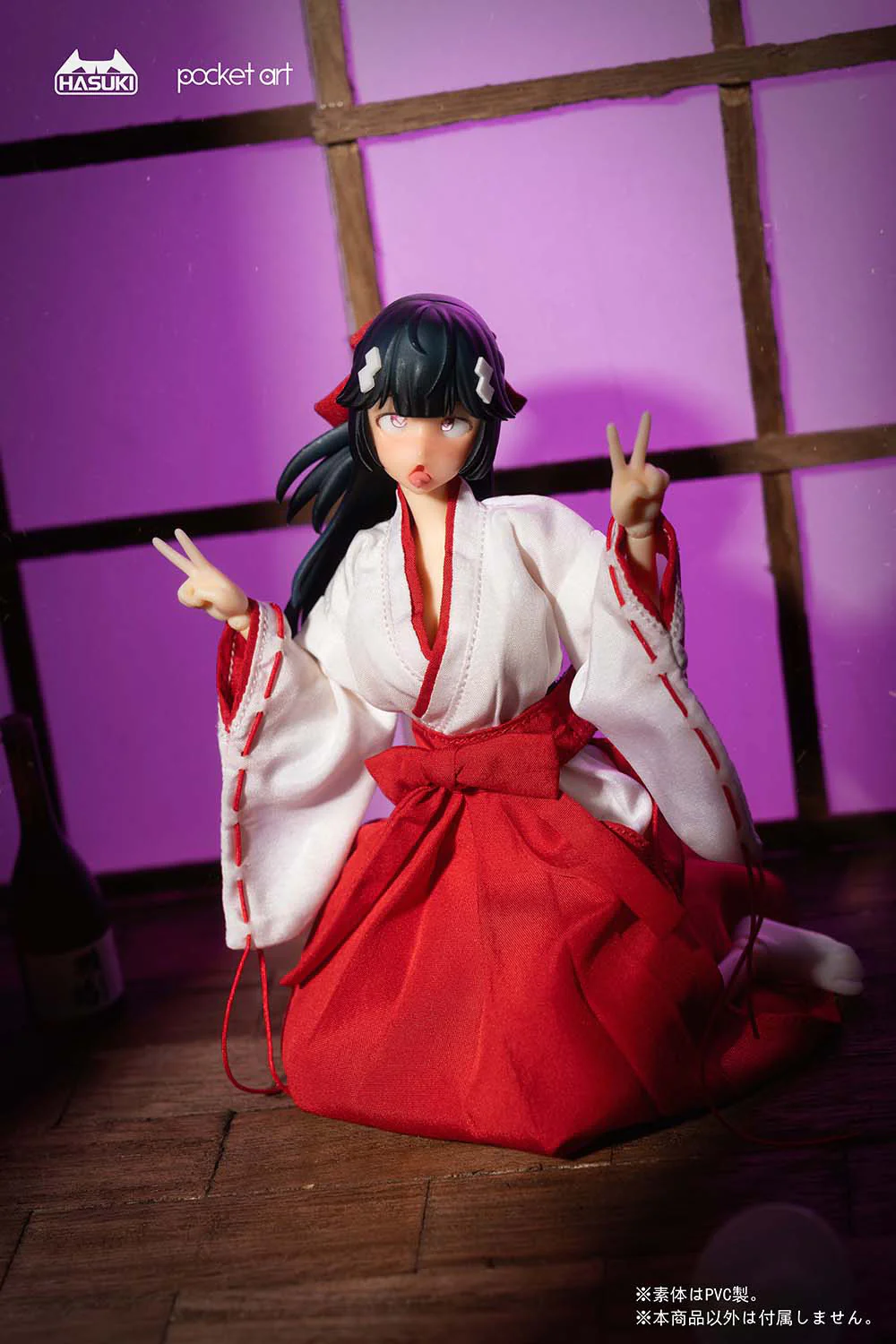 Pocket Art Series PA005 Exorcism Shrine Maiden Tsubaki 1/12 Action Figure - Image 13