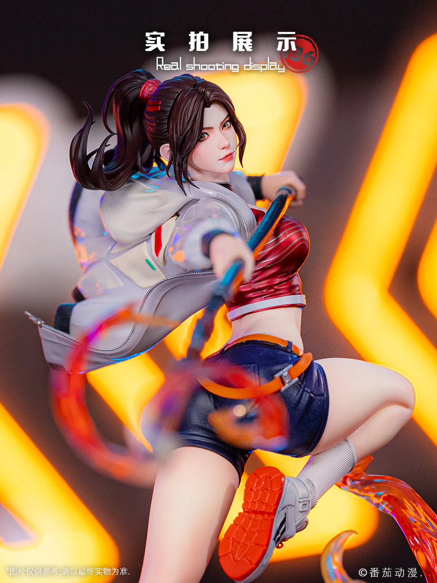 Slay The Gods Hong Ying Rose Fire Feather Cloak 1/6 Scale Figure - Image 6