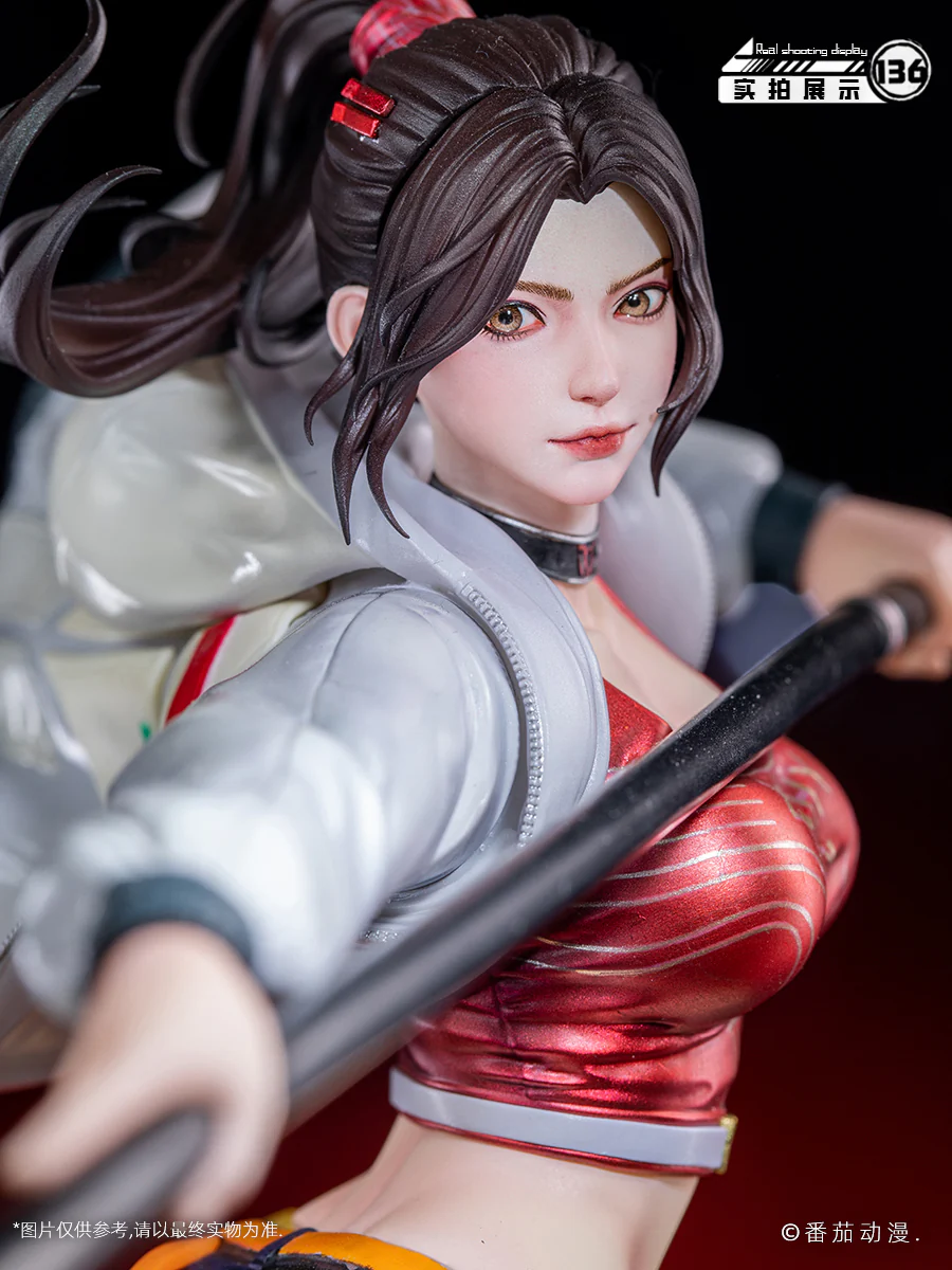 Slay The Gods Hong Ying Rose Fire Feather Cloak 1/6 Scale Figure - Image 9