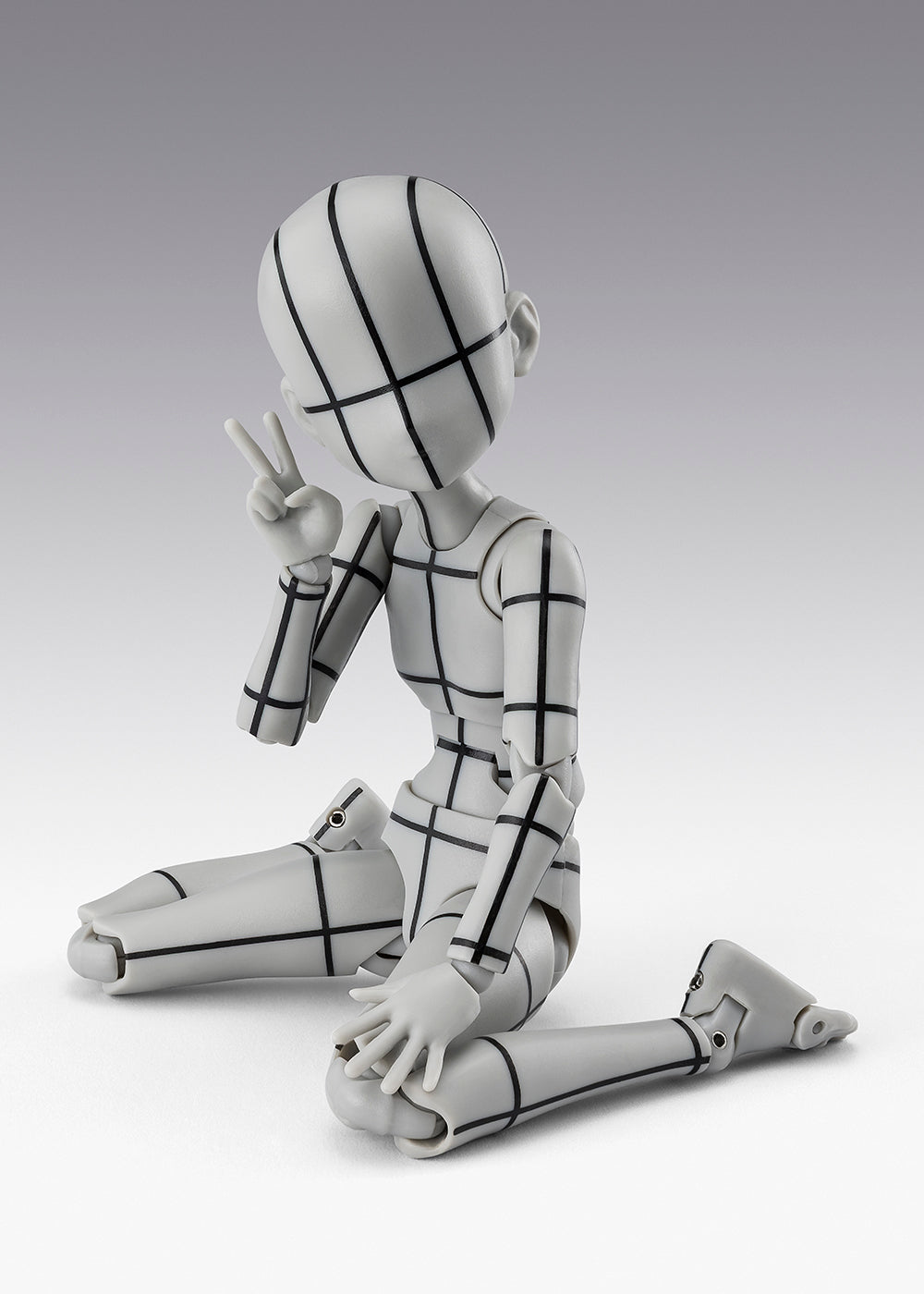 S.H.Figuarts Body-Chan -Ken Sugimori- Edition -Wireframe- (Gray Color Ver.) - Image 3