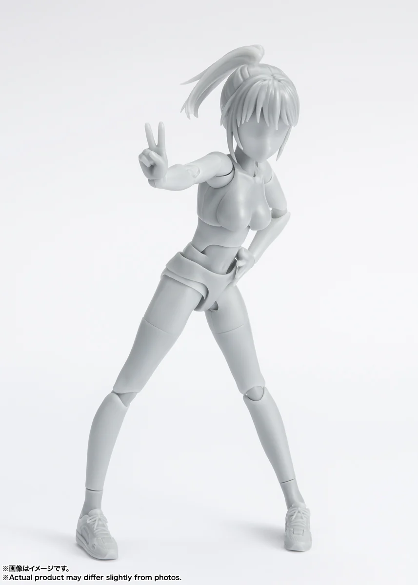 S.H.Figuarts Body-Chan -School Life- Edition DX Set (Gray Color Ver.) - Image 4