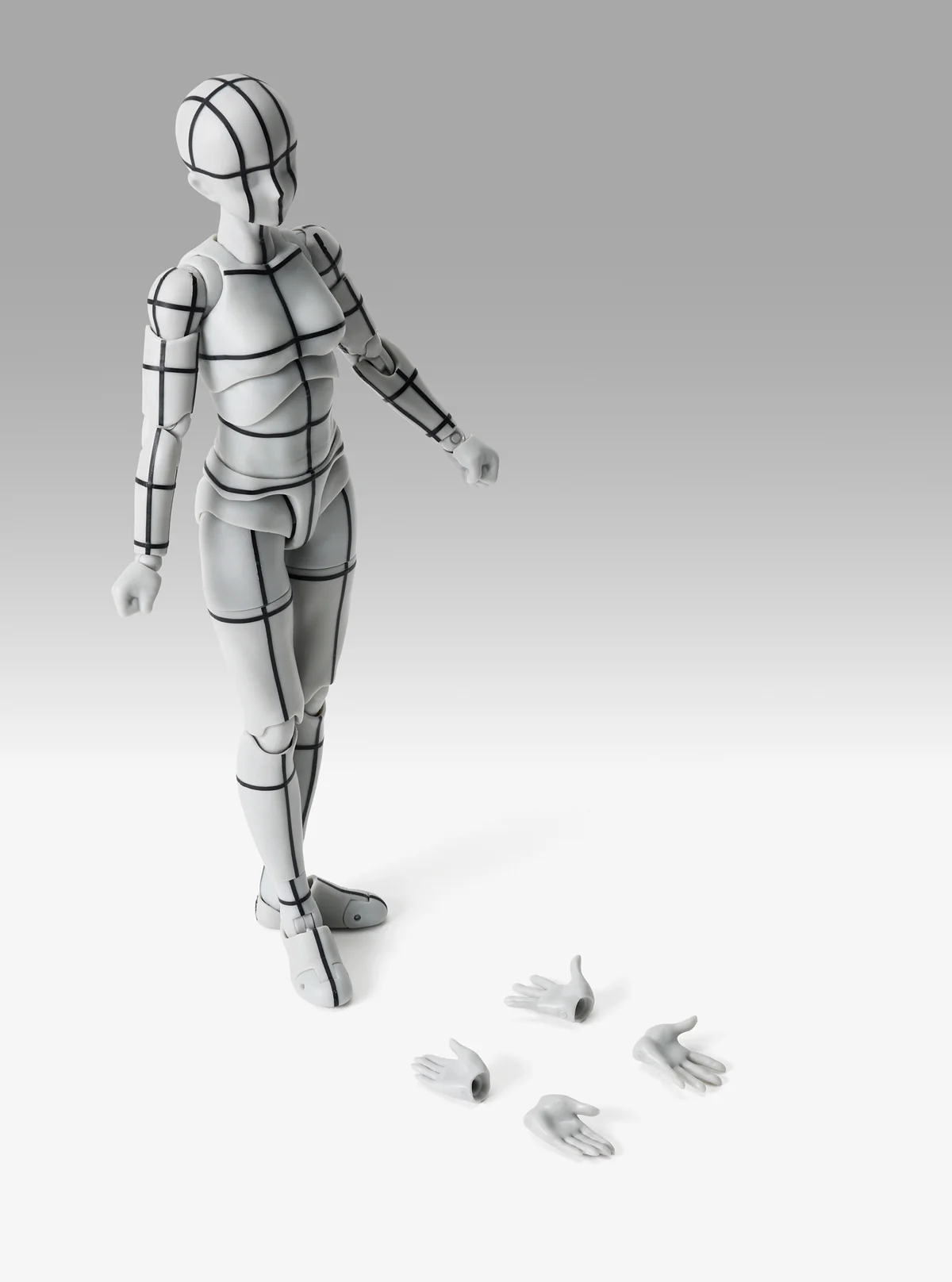 S.H.Figuarts Body-Chan -Sports Edition- Wire Frame (Gray Color Ver.) - Image 7