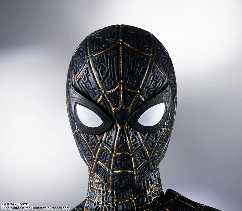 S.H.Figuarts Spider-Man [Black & Gold Unit] (SPIDER-MAN: No Way Home) Special Set - Image 7