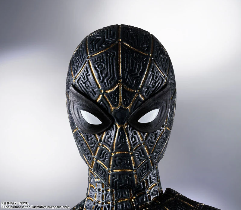 S.H.Figuarts Spider-Man [Black & Gold Unit] (SPIDER-MAN: No Way Home) Special Set - Image 9