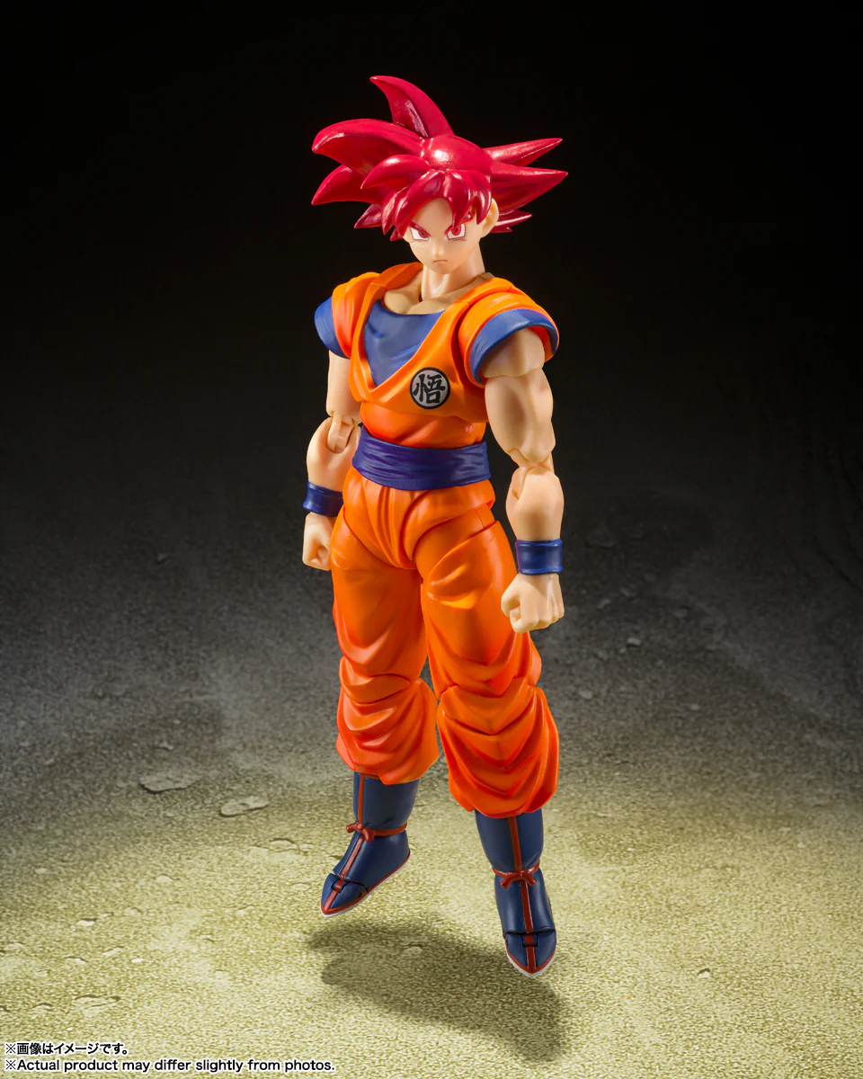 S.H.Figuarts Super Saiyan God Son Goku -Saiyan God Instilled with the Light of Righteous Hearts- - Image 4