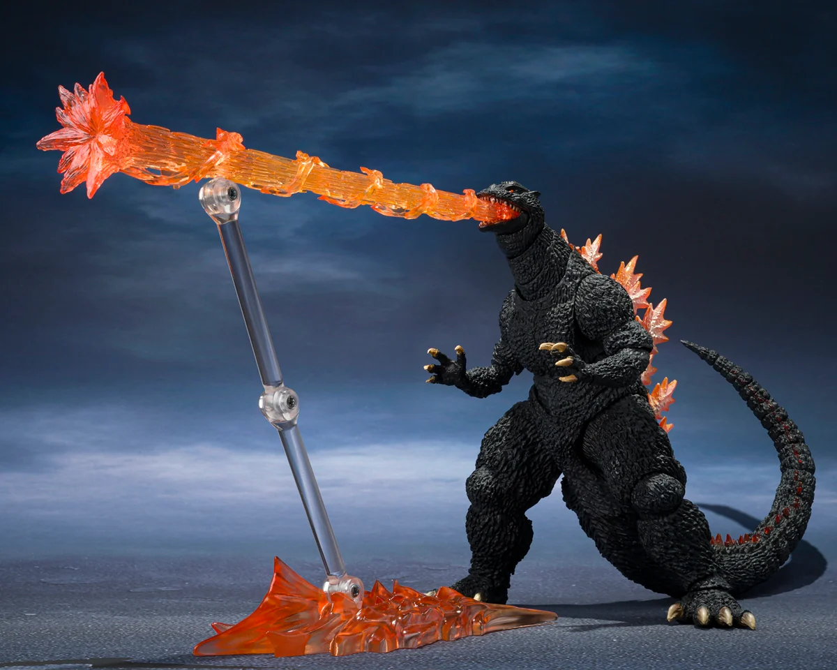 S.H.MonsterArts Godzilla (2004) Heat Ray Ver. Vs New Gotengo - Image 5