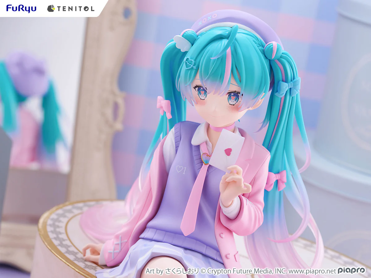 TENITOL BIG Hatsune Miku Noodle Stopper Figure -Love Blazer- - Image 11