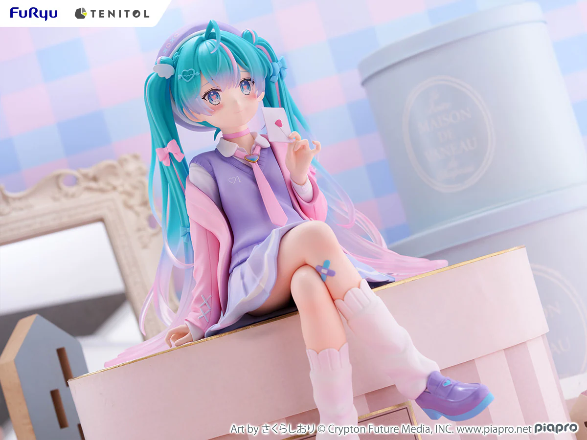 TENITOL BIG Hatsune Miku Noodle Stopper Figure -Love Blazer- - Image 12