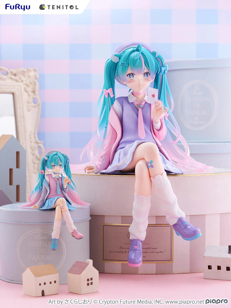 TENITOL BIG Hatsune Miku Noodle Stopper Figure -Love Blazer- - Image 13
