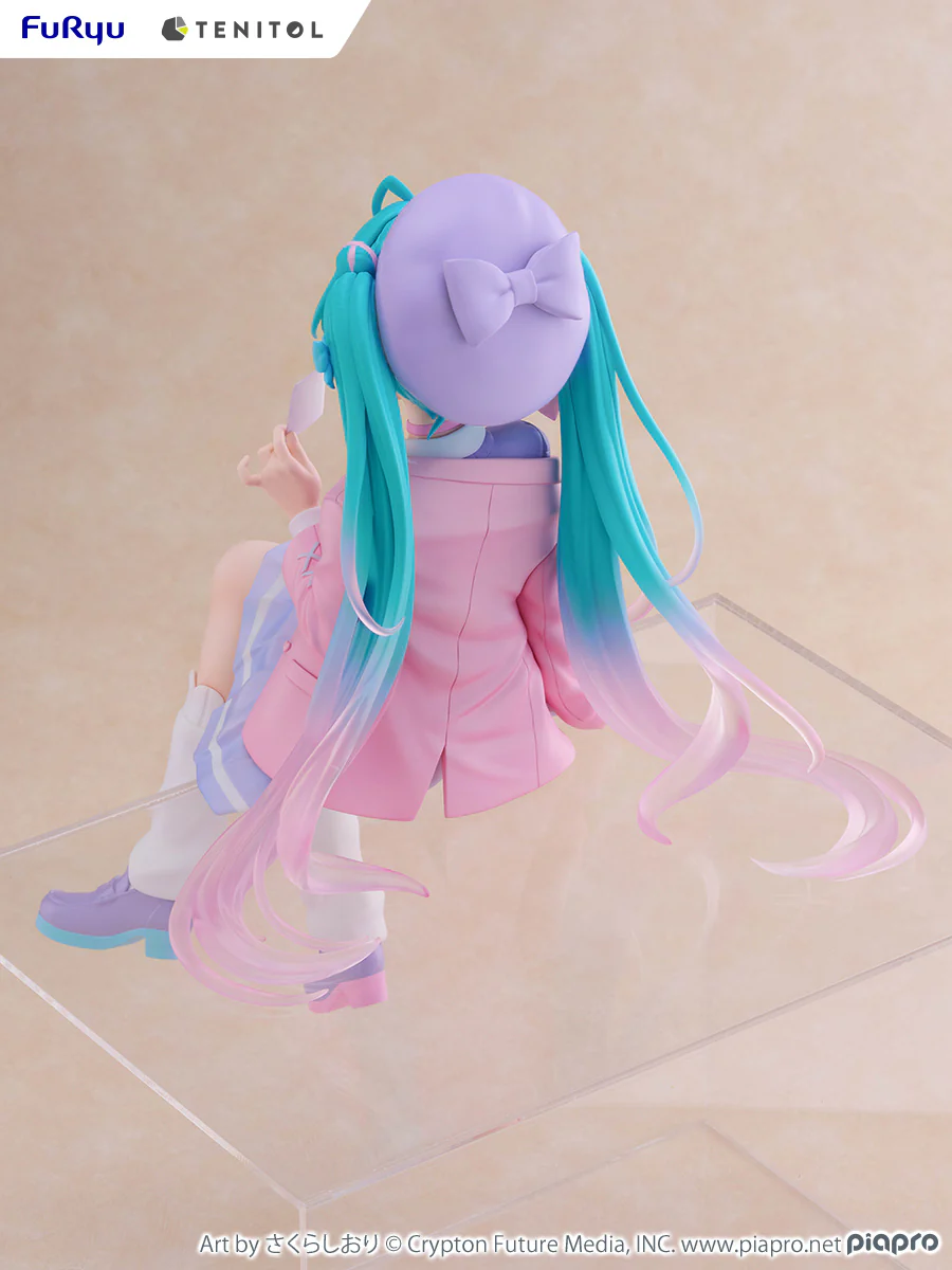 TENITOL BIG Hatsune Miku Noodle Stopper Figure -Love Blazer- - Image 3