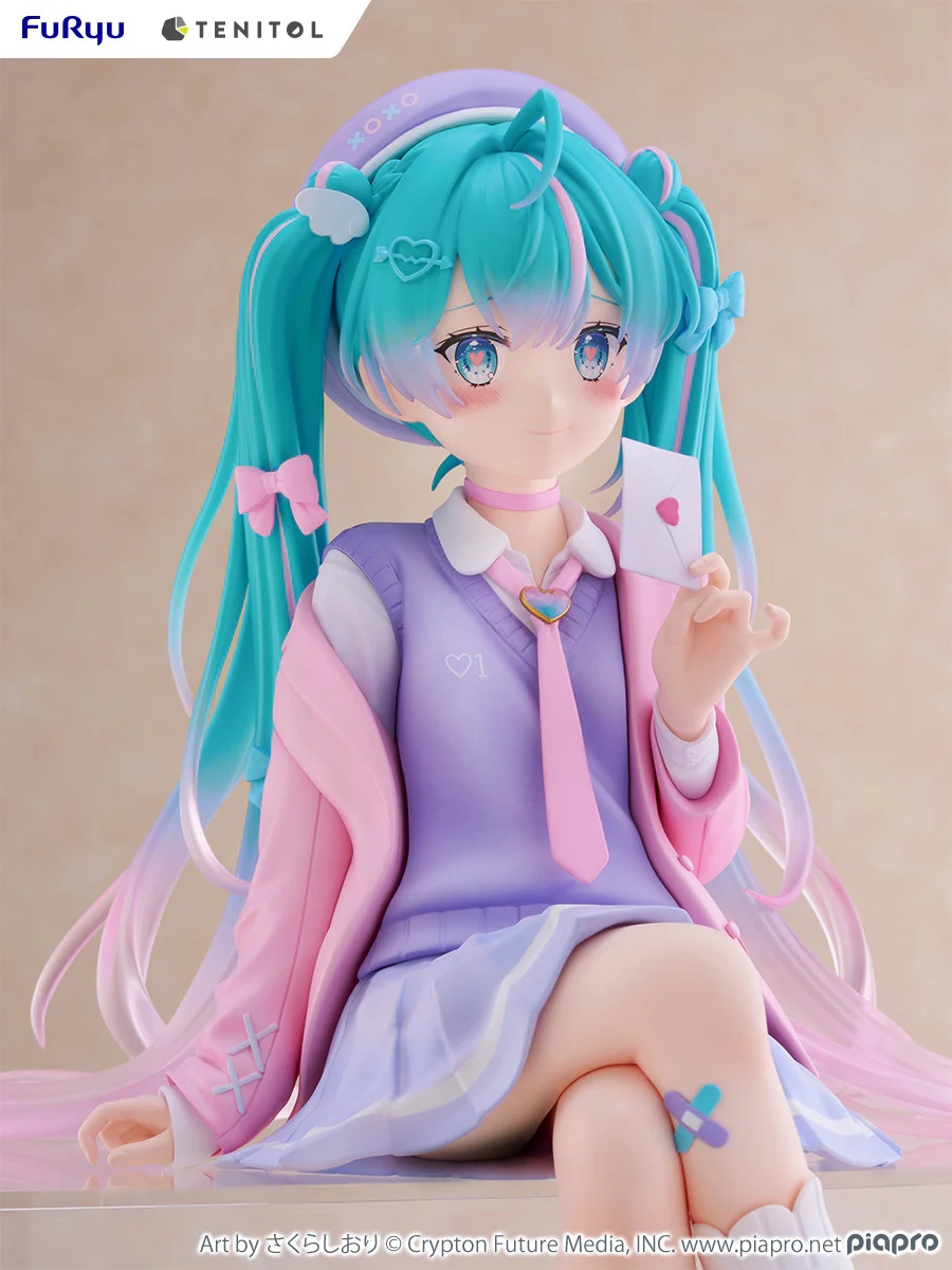 TENITOL BIG Hatsune Miku Noodle Stopper Figure -Love Blazer- - Image 5