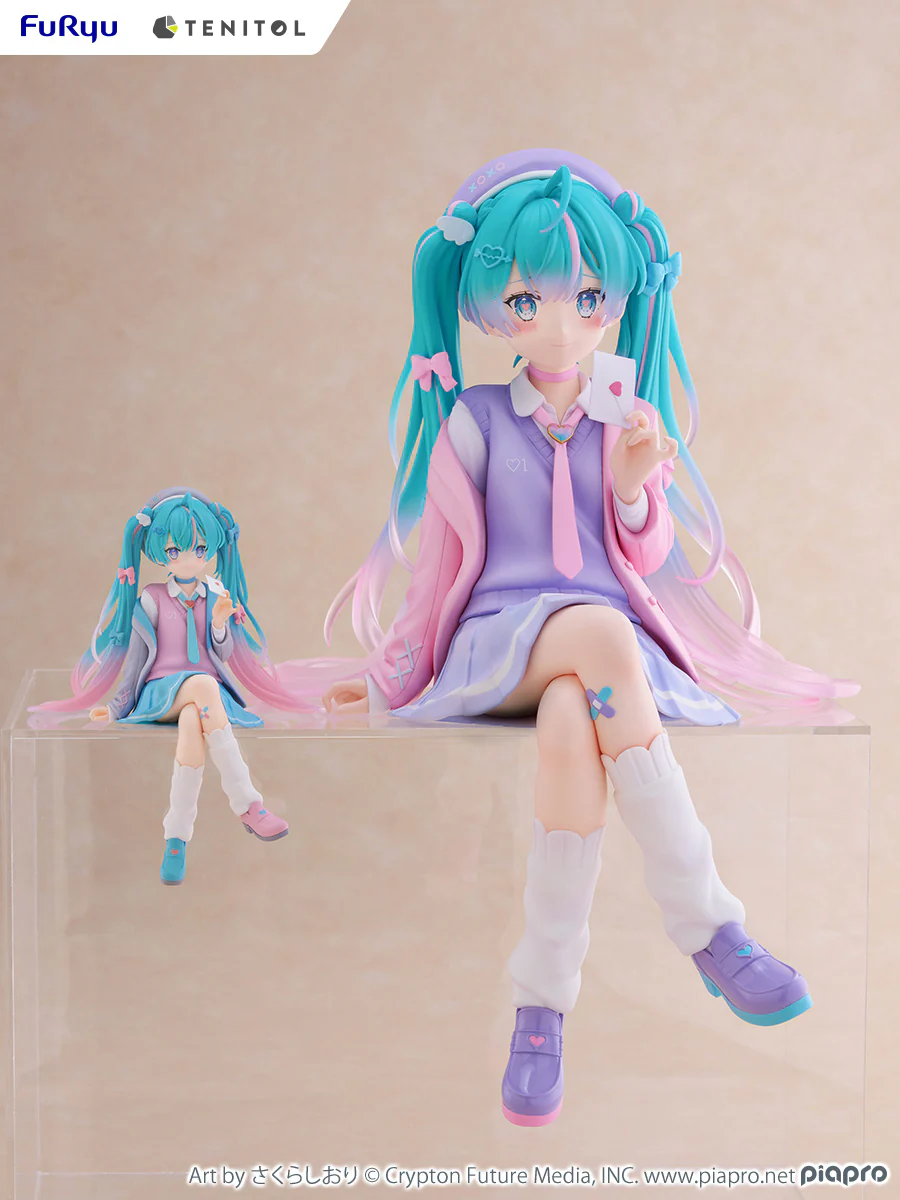 TENITOL BIG Hatsune Miku Noodle Stopper Figure -Love Blazer- - Image 6