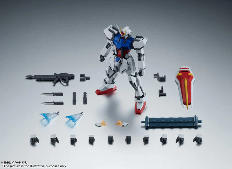 The Robot Spirits GAT-X105 Strike Gundam Ver. A.N.I.M.E. & AQM/E-X01 Aile Striker & Option Parts Set Bundle - Image 18