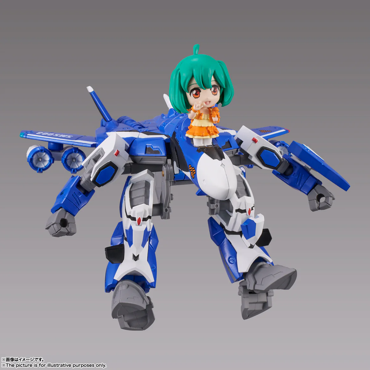Tiny Session VF-25G Messiah Valkyrie (Michael Use) with Ranka - Image 3