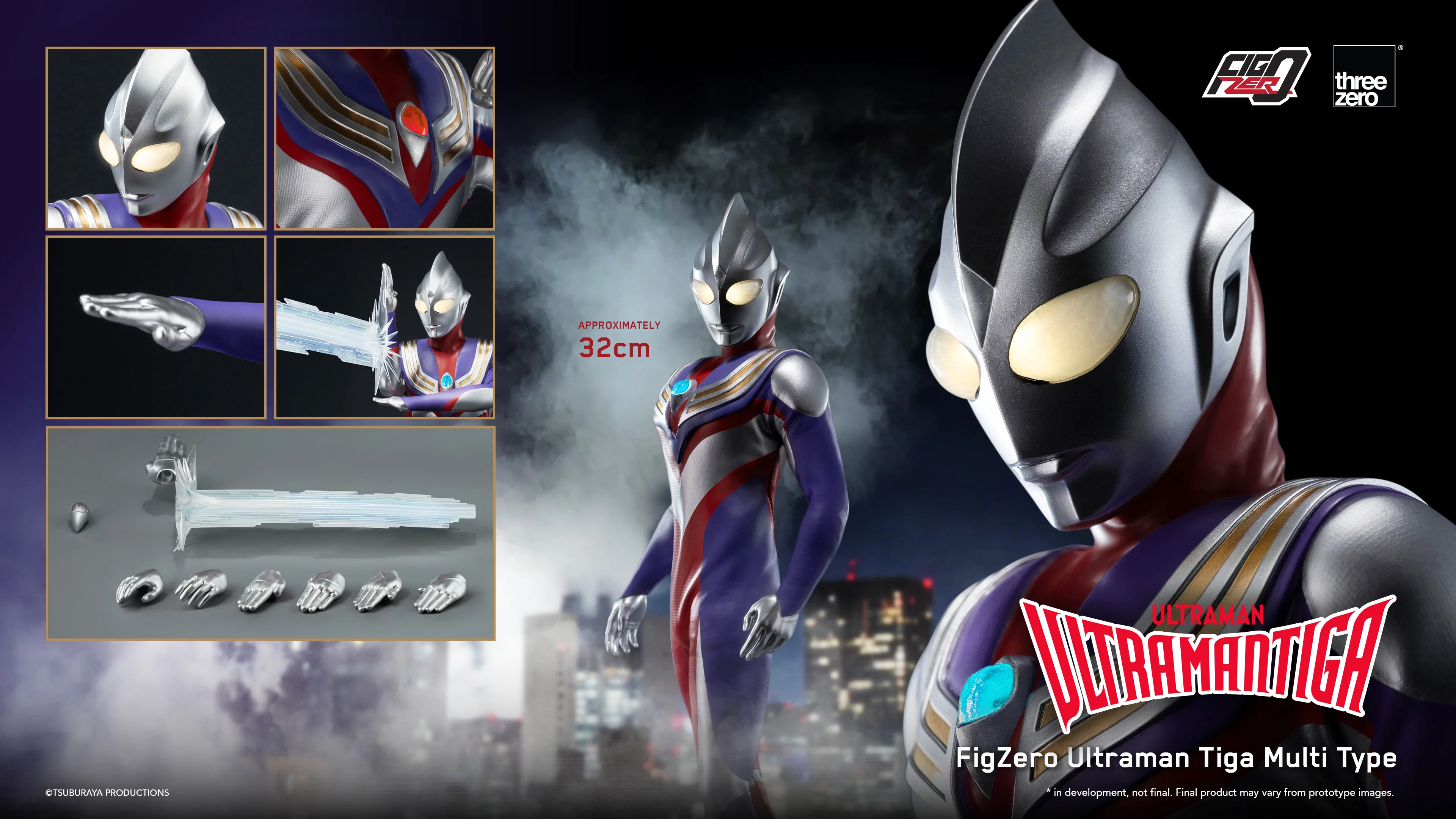 Ultraman Tiga FigZero Ultraman Tiga Multi Type Action Figure - Image 14